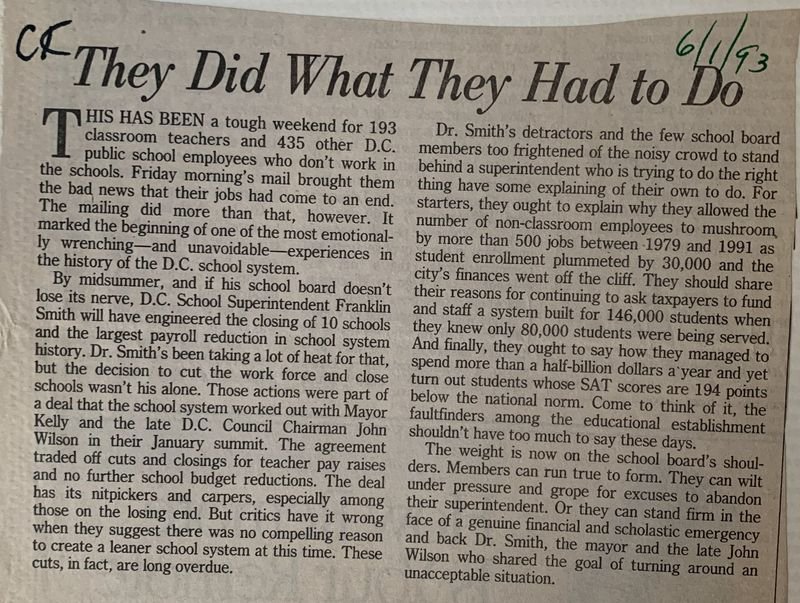 They Did What They Had to Do