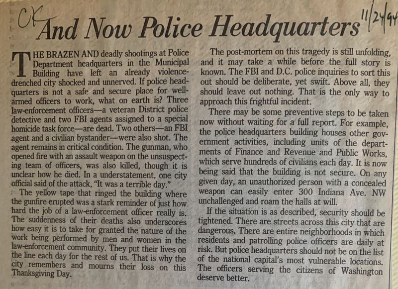 And Now Police Headquarters