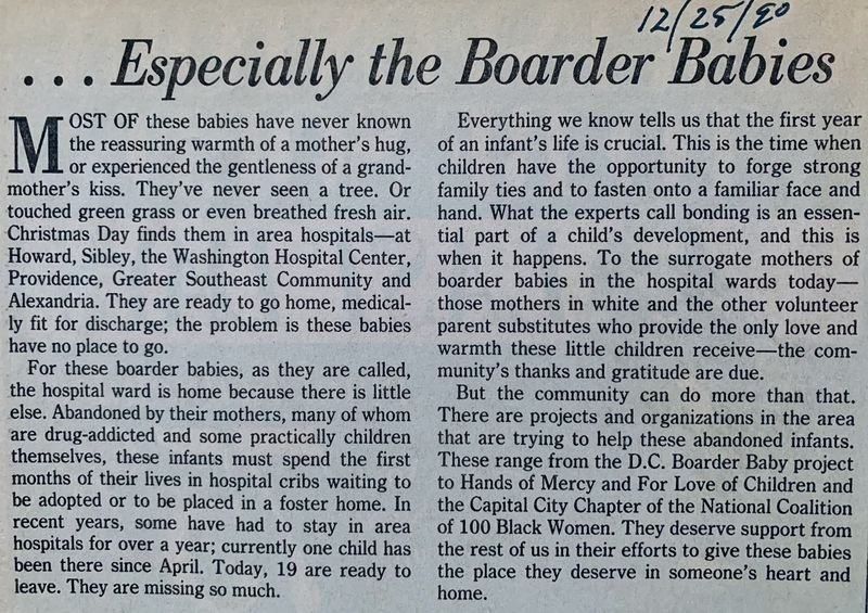 ... Especially the Boarder Babies