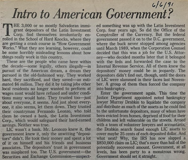 Intro to American Government