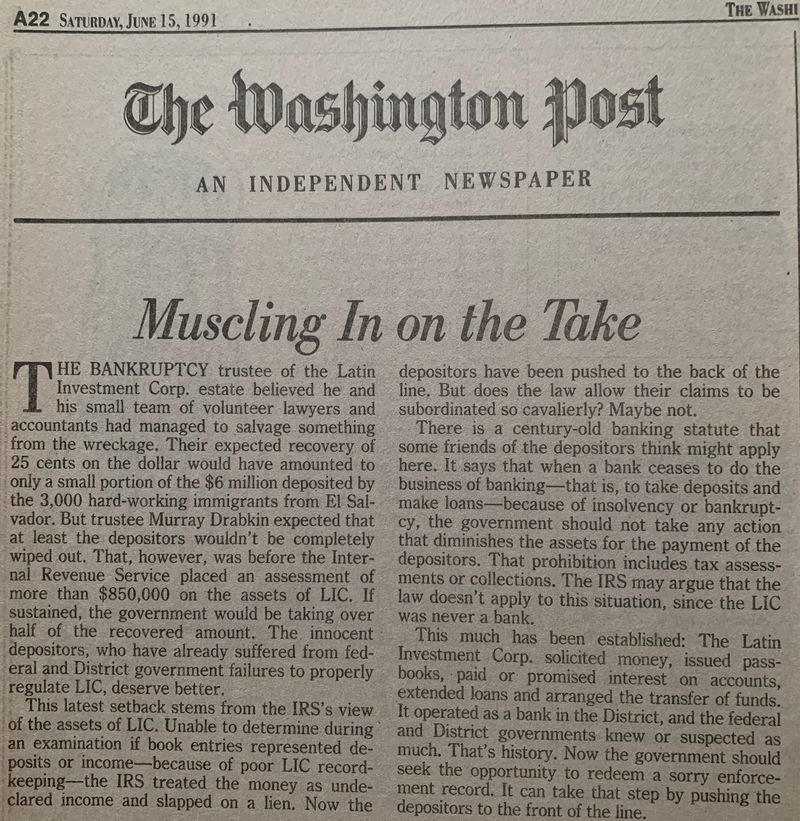 Muscling In on the Take