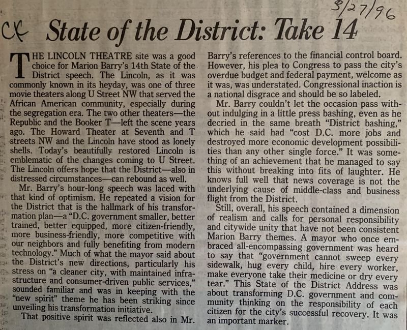 State of the District: Take 14
