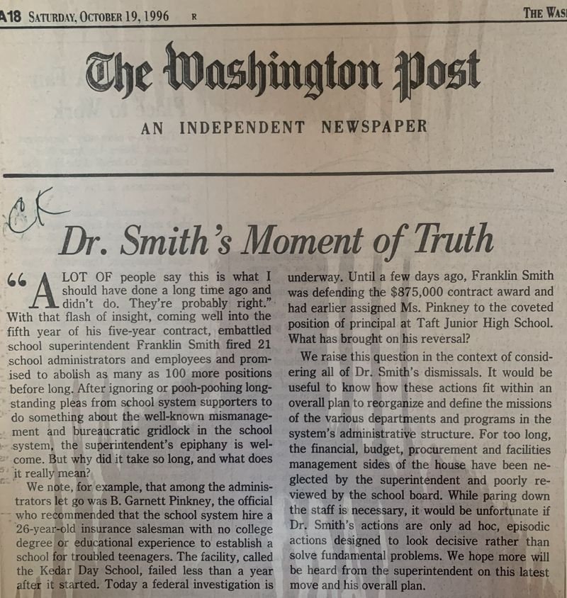 Dr. Smith's Moment of Truth