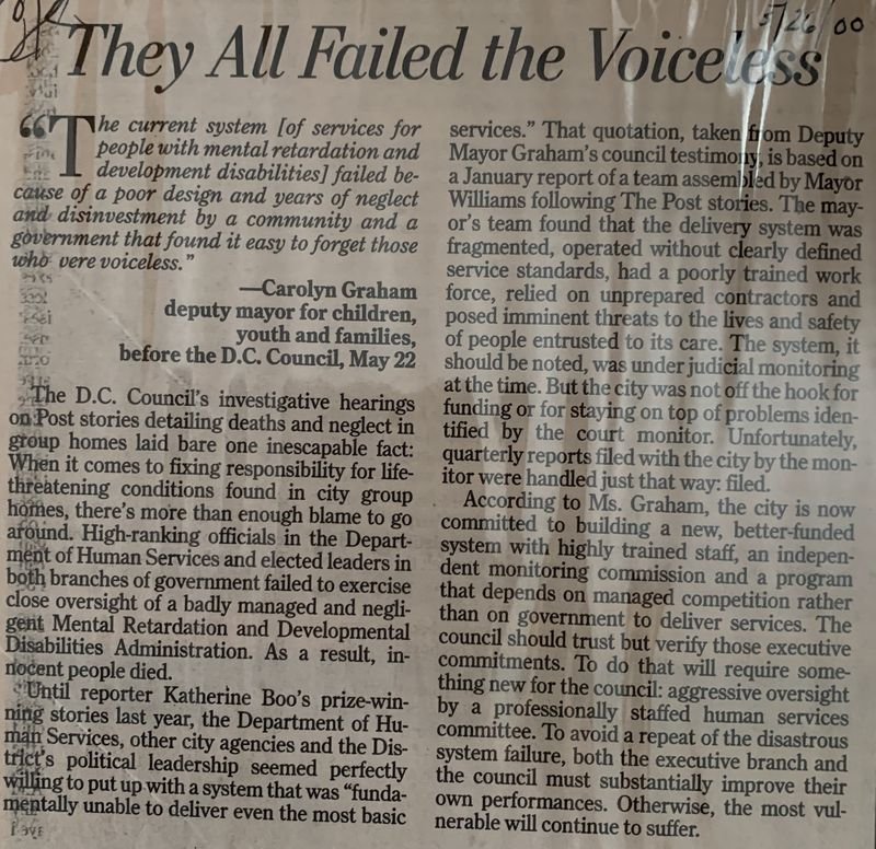 They All Failed the Voiceless