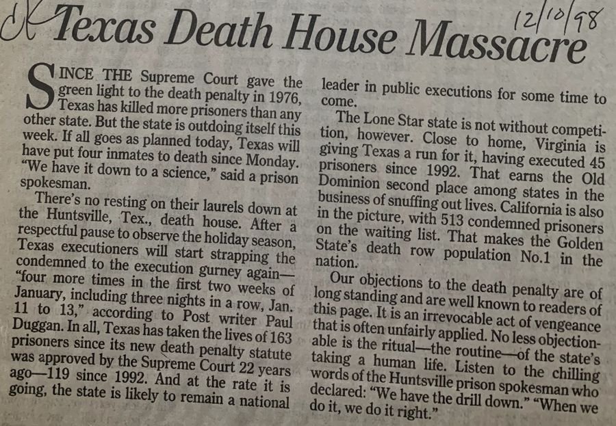 Texas Death House Massacre