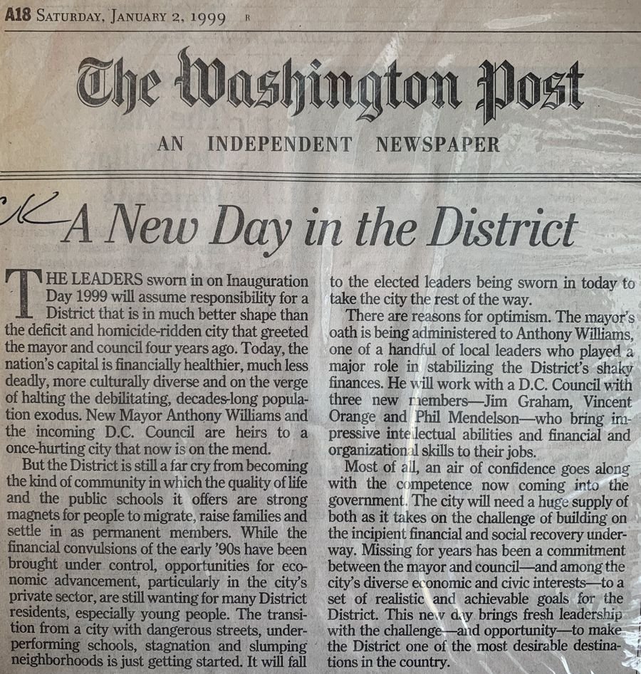 A New Day in the District