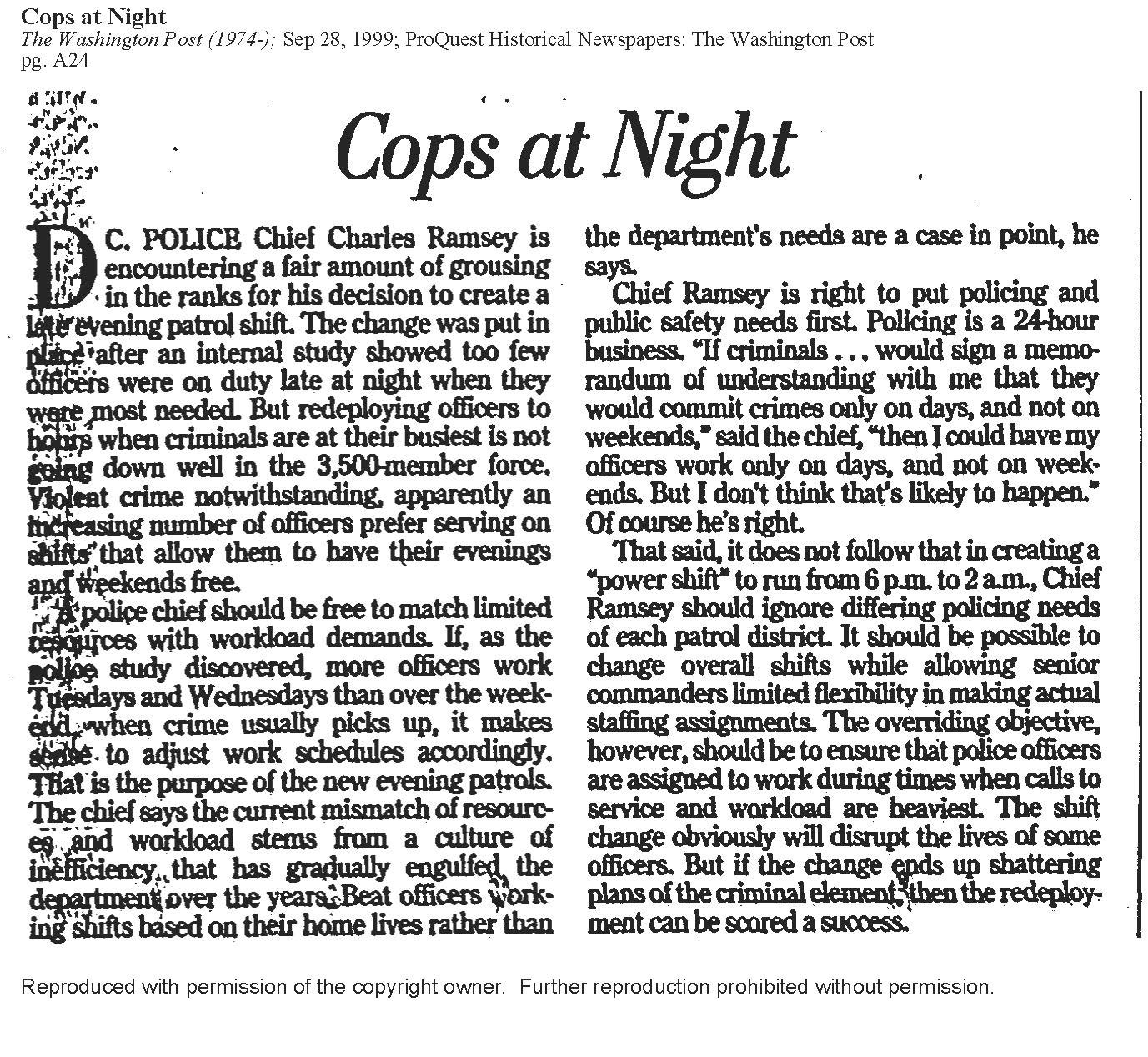 Cops at Night