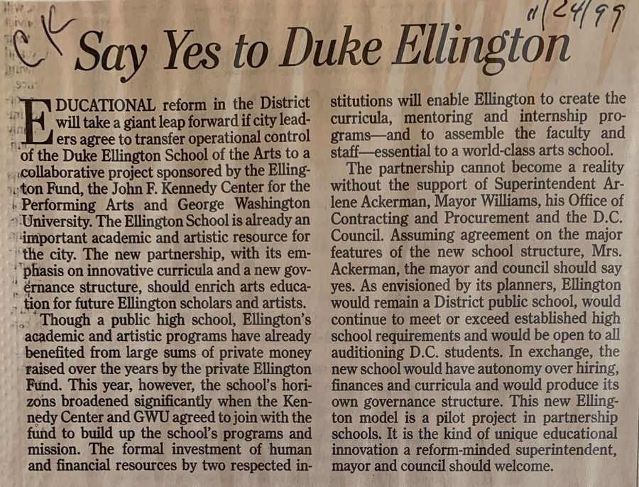 Say Yes to Duke Ellington