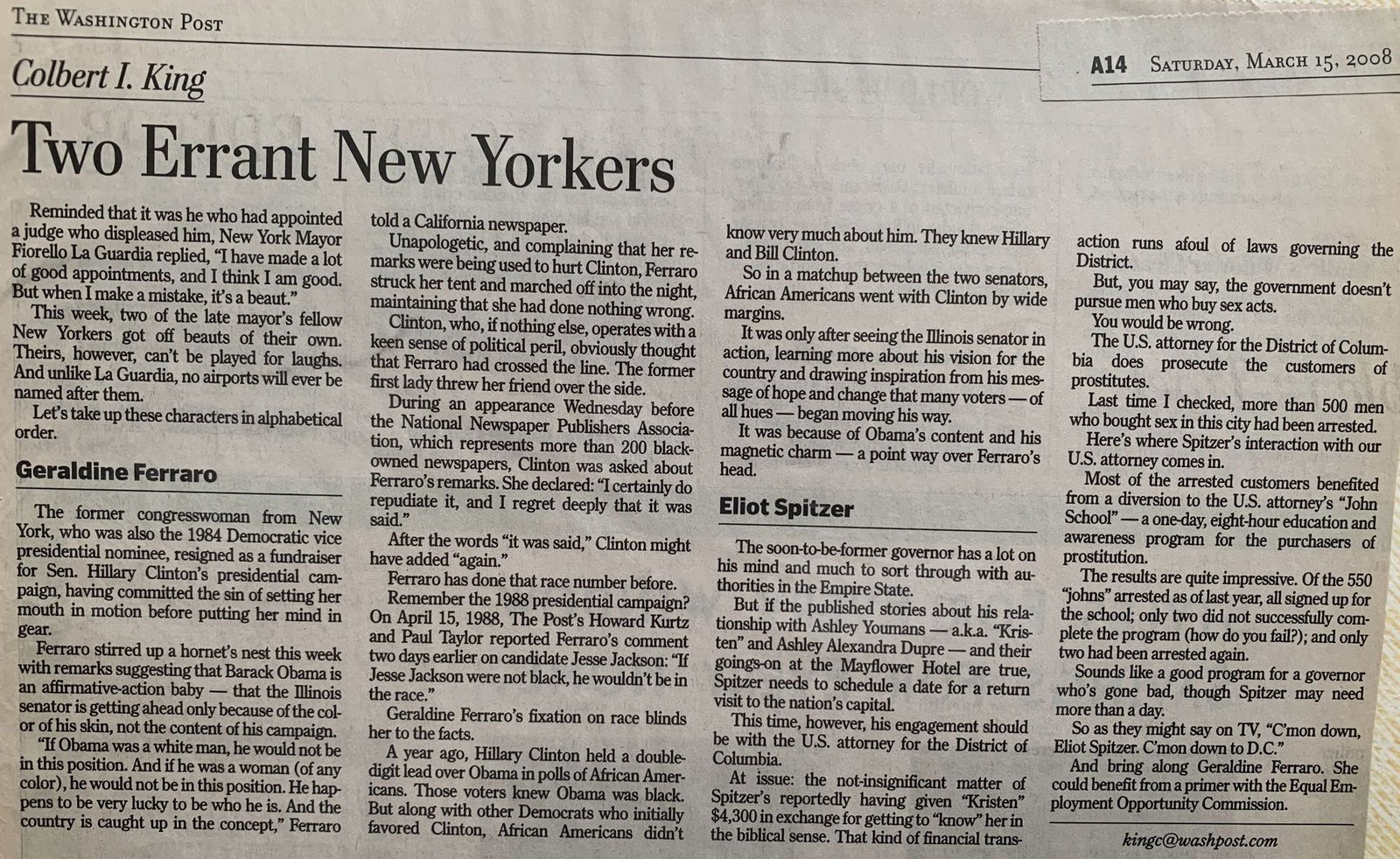 Two Errant New Yorkers