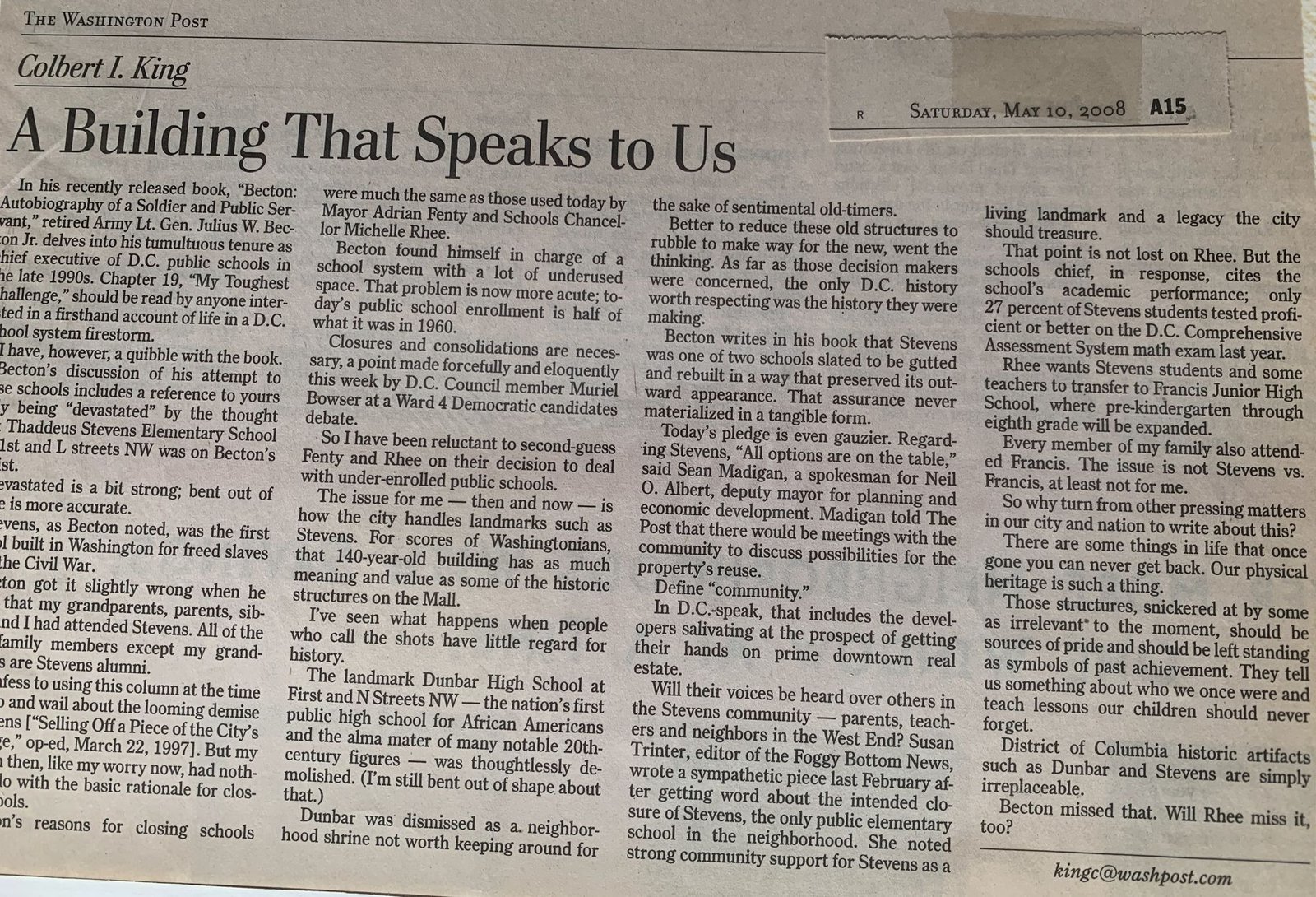 A Building That Speaks to Us