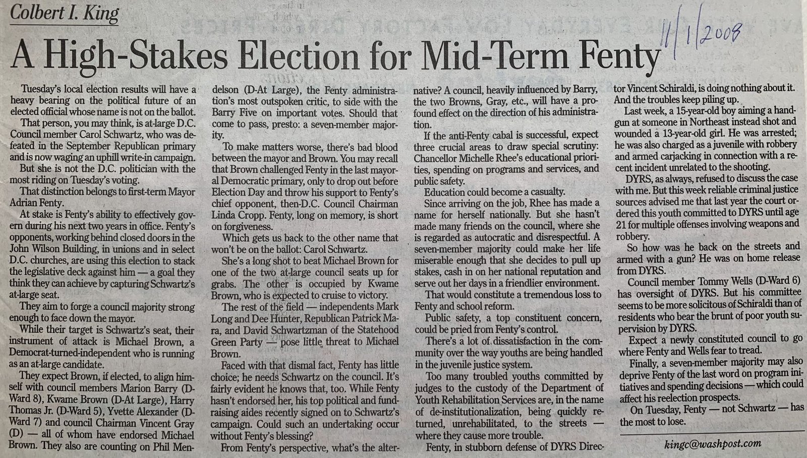 A High-Stakes Election for Mid-Term Fenty