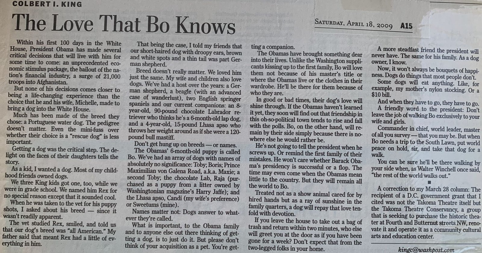 The Love That Bo Knows